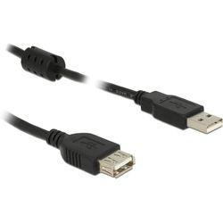 Delock Cavo prolunga USB 2.0 USB A - USB A 0,5 m, con ferrite