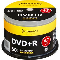 Intenso DVD+R Cake Box 4.7GB 4111155 16X 50 PCS