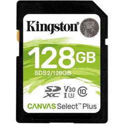 Kingston Carte SDXC Canvas Select Plus UHS-I 128 Go