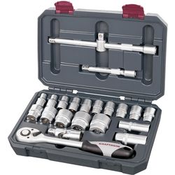 Kraftwerk Basic-Line Socket Wrench Set 1/2, 22 pieces