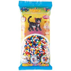 HAMA Midi Iron Beads G101205-00 Mix 00, assorted 6000 pieces