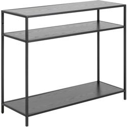 AC Design Consolle Seaford 100 x 35 x 79 cm, nero
