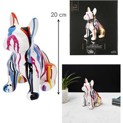 Sombo Deko Bulldoge Rainbow 20cm aus Keramik