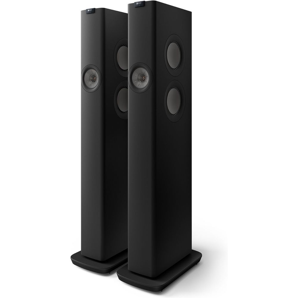 KEF LS60 Wireless HiFi Speaker Carbon Black Bild 1