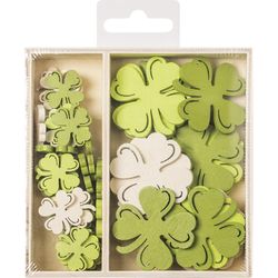 Heyda Sprinkle Decoration Clover Leaves 54 Pieces