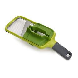Joseph Joseph Multi-Grip Mandolin with precise food grip - green