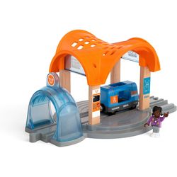 BRIO Smart Tech Sound Train Station with Action Tunnel