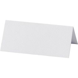 Creativ Company Segnaposto 9 x 4 cm, 20 pezzi, bianco