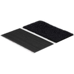 Velcro ® Klettstreifen Extra Stark Selbstklebend Haken & Flausch 50mm x 100mm x 2 sets Schwarz