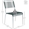 Schaffner Spaghetti chair Rigi without armrest - Hot Dip Galvanized - Pastel Sand thumb 0