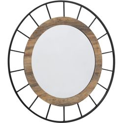 Boltze Mirror Galba 2 x 75 cm, Brown/Black