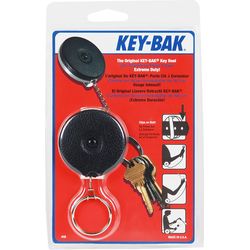 Key-Bak Rôle clé KB5 avec clip et chaîne noir