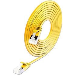 SLIM patchcord Cat 6A, U/FTP, 3 m, Yellow