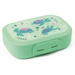 Amuse Sealife Lunchbox Schildkröte, 180x132x50, Hellgrün