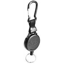 Key-Bak Carabiner with kevlar cord, black, KB488, SB