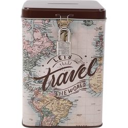 I-total Savings Bank with Lock XL2016 Travel 15.3x10.6x10.6cm