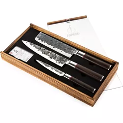 Forged 3-piece Sebra knife set