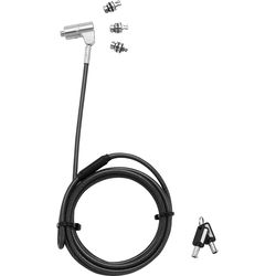 Dicota Blocco di sicurezza universale D31700 con chiave master in antracite