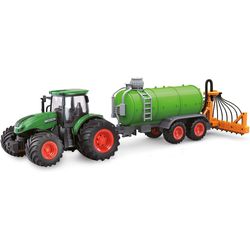 Amewi Tractor with slurry tanker, green 1:24, RTR