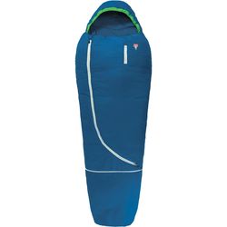 Grüezi Bag Kids' Sleeping Bag Biopod Wool Kids World Traveller Blue