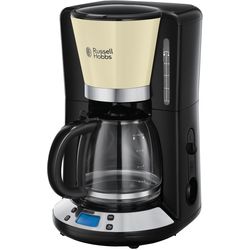 Russell Hobbs Macchina da caffè con filtro Colors Plus Crème Black