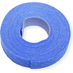 Velcro ® ONE-WRAP® Klettbandstreifen unperforiert, 20mm, blau, 5 m