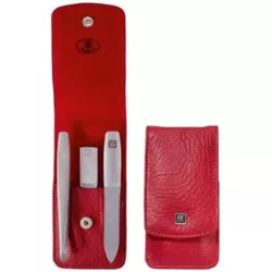 Zwilling Beauty Pocket case, red, 3 pcs.