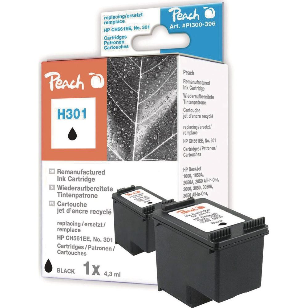 Peach Ink HP No. 301 (CH561EE) Black - buy at