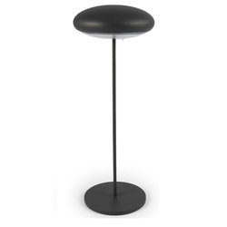 Abert Broggi Nuvola rechargeable lamp, gray D10.2cm H31cm