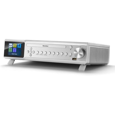 Karcher Base RA 2060D radio silver, CD / MP3, USB, Bluetooth, DAB + / FM radio Bild 2