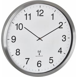 TFA Orologio da parete XXL Argento
