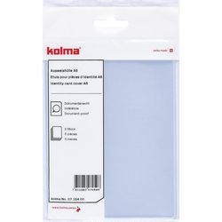 Kolma A6 CopyResistant Transparent Badge Holders, Pack of 3
