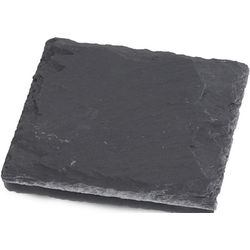 Balthasar Portacandele quadrato 8 cm x 8 cm, Nero
