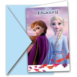 Procos 6 Invitation Frozen II with envelopes