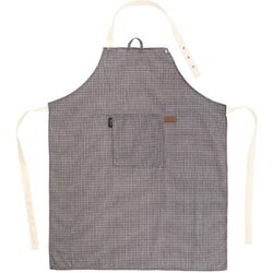 Tiseco Grembiule da cucina Sherlock Checker Grigio