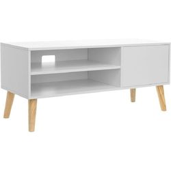 VASAGLE Mobile TV 110 x 40 cm, bianco