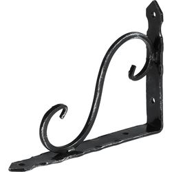 Puag Wrought iron console black patinated 115 x 150 mm