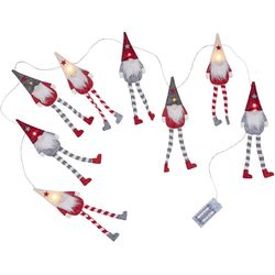 Star Trading Catena luminosa LED Alf, Interno, Bianco caldo, Rosso