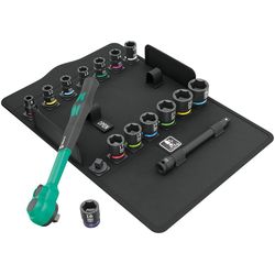 Wera Ratchet Set Zyklop Comfort 8100 SB 12 metric, 3/8