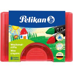Pelikan Wax crayons Griffix 722942 8 colors assorted case