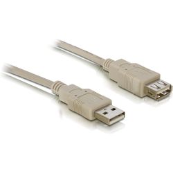 Delock Cavo prolunga USB 2.0 A - A, 3 m, beige