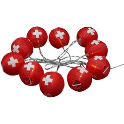 Dameco Catena luminosa LED solare CH-Croce, 1,8 m