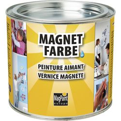 Magpaint Magnetic paint tin of 0.5 L gray