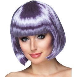 Fasnacht Wig Cabaret icy pink