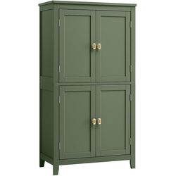 VASAGLE Chest of Drawers Bathroom Cabinet, 60 x 110 cm, Forest Green
