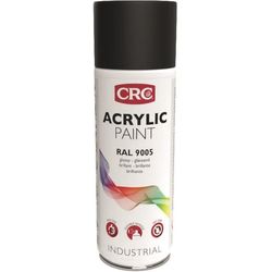 CRC Spray Paint ACRYLIC PAINT 9005 Deep Black Gloss 400 ml