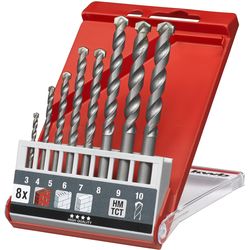 kwb Set di punte per trapano 3-10 mm 8 pezzi