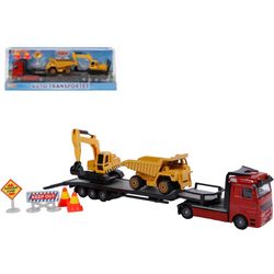 Truck + construction site vehicles 1:60