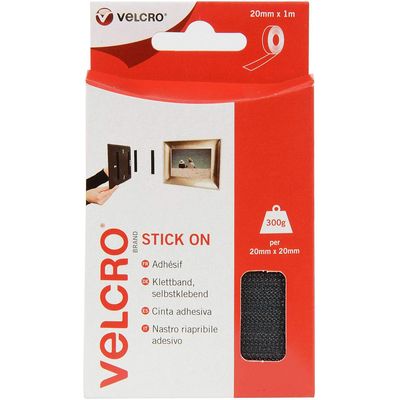 Velcro ® Velcro bande auto-adhésive crochet & boucle 20mm x1m