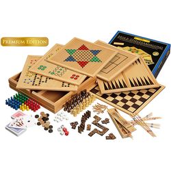 Philos Wooden games collection 100 Premium Edition